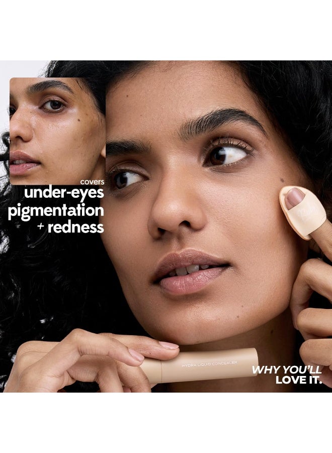 Ruby's Organics Liquid-Cream Concealer for Under-eye Dark Circles & Pigmentation, Full Coverage, Under Eye Cream with Bakuchiol, Easily Blendable, Highly Pigmented, Natural, All Indian Skin Types - HC3.5, 6.5ml - Image 3