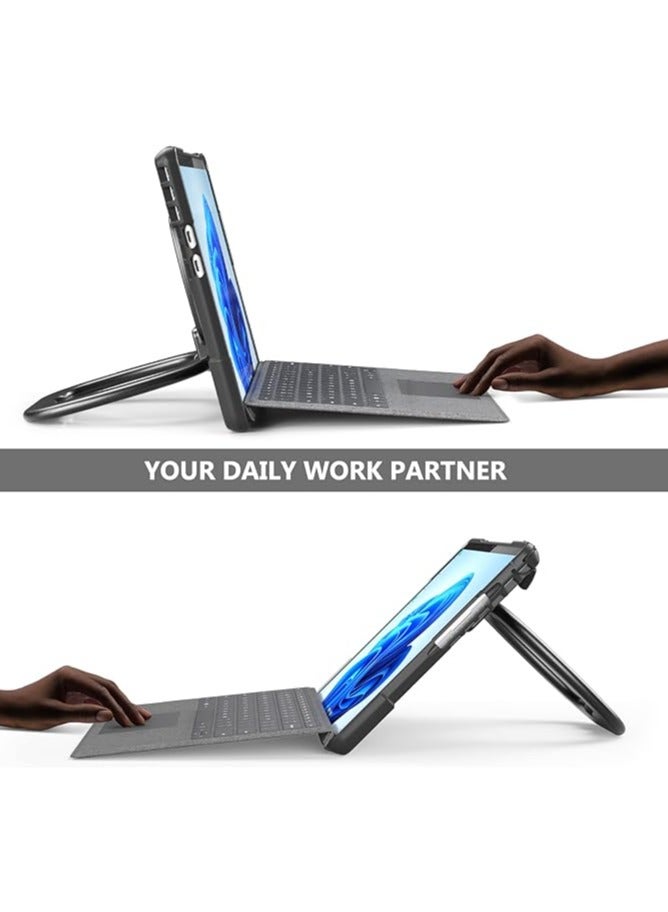 Microsoft Surface Pro 9 13.0-inch rugged case released in 2022, heavy-duty shockproof case with swivel handle, support keyboard attachment interface - Image 4