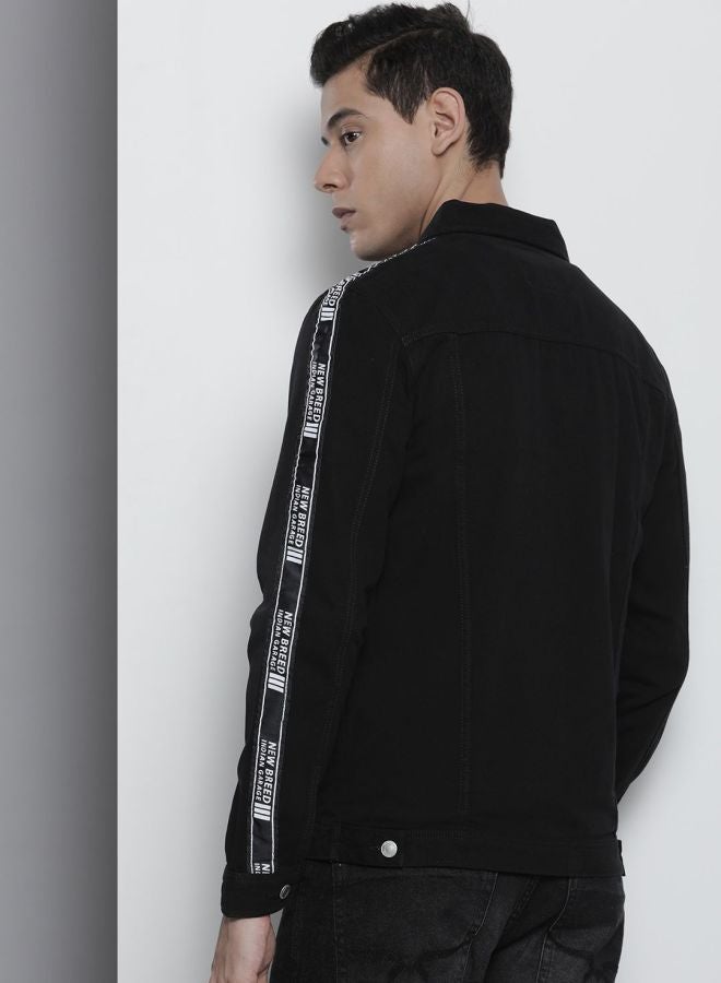 The Indian Garage Co Men Slim Fit Solid Round Neck Long Sleeves Jacket - Image 2