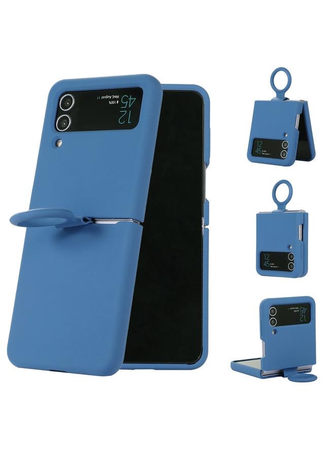 إيروريكس جراب لهاتف Samsung Galaxy Flip 3 مصنوع من السيليكون مع مشبك حلقي مدمج - Image 1