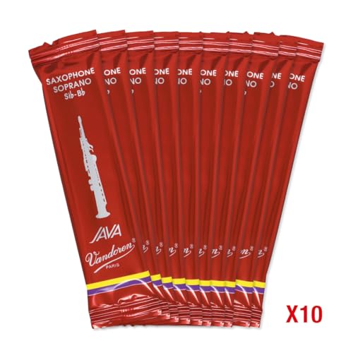 Vandoren SR302R Soprano Sax JAVA Red Reeds Strength 2; Box of 10 - Image 3