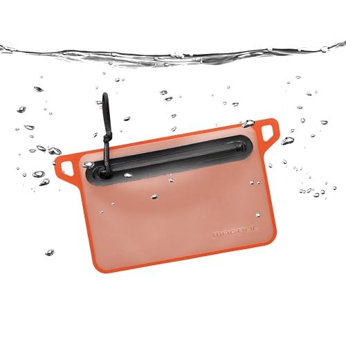 Magpul DAKA Waterproof Window Pouch Zippered Tactical Range Tool and Gear Bag Orange Small - Image 3