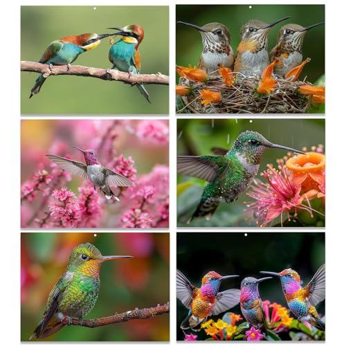 Dayvorax 2026 Wall Calendar - Monthly Calendar 2026-2027, Jan 2026 - Jan 2027, 11" x 16.5", Large Wall Calendar with Thick Paper, Large Blocks, Home or Office Calendar, Hummingbirds - Image 5