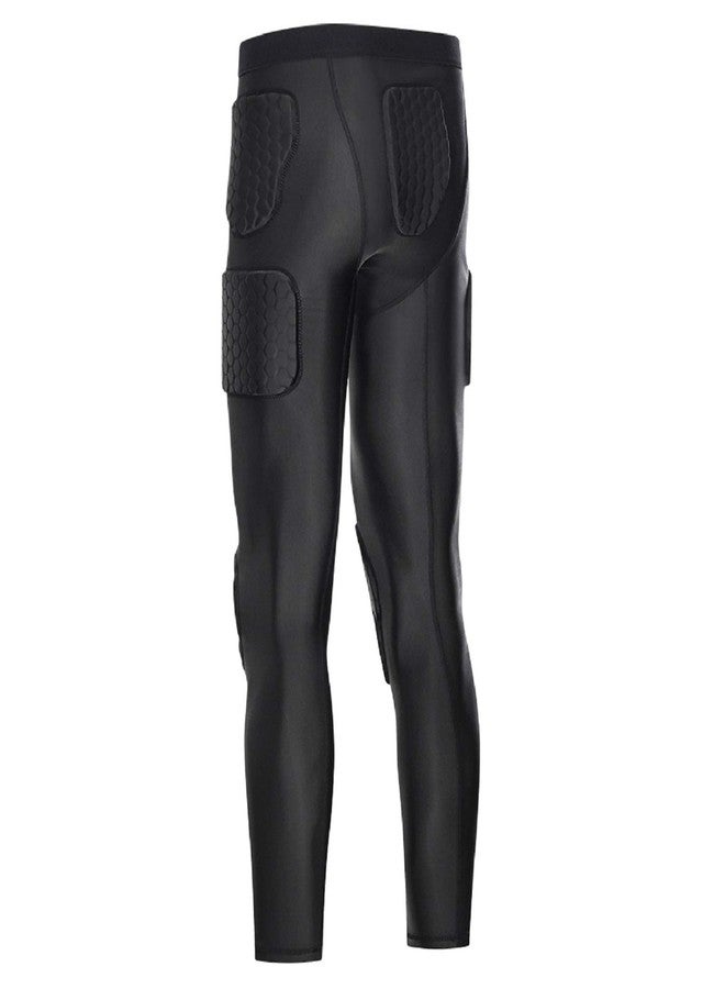 Jellybro Men's Padded Compression Pants Football Girdle Athletic Leggings for Soccer Basketball Paintball Hockey - Image 2