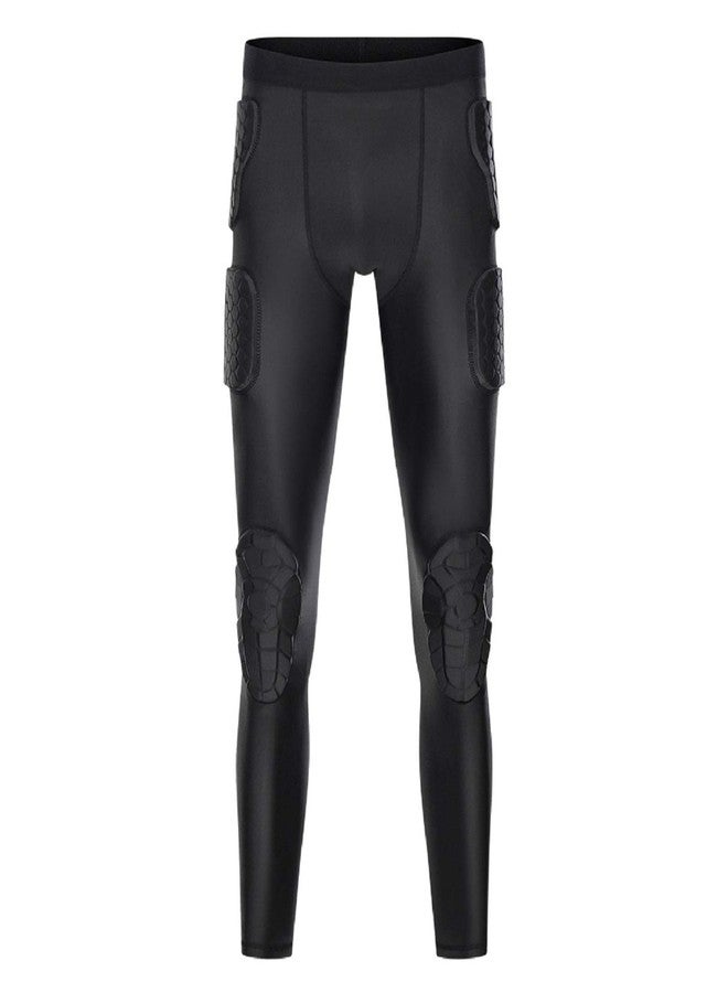 Jellybro Men's Padded Compression Pants Football Girdle Athletic Leggings for Soccer Basketball Paintball Hockey - Image 1