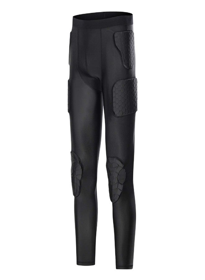 Jellybro Men's Padded Compression Pants Football Girdle Athletic Leggings for Soccer Basketball Paintball Hockey - Image 3