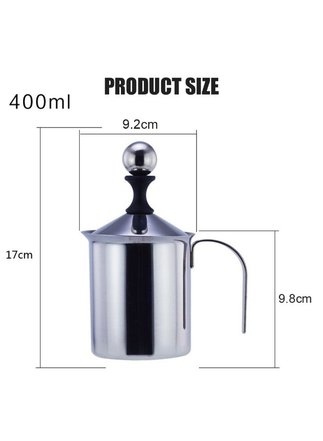 Loquat Milk Pot With Handle Silver 17 x 9.2 x 9.8centimeter - Image 2