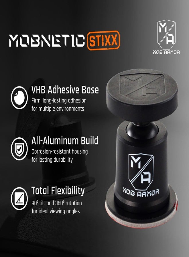 Mob Armor MobNetic Stixx - Phone Holder for Your Car, Magnetic Phone Mount for Trucks, Jeeps, and More - 90º Tilt & 360º Rotation, Compatible with iPhone & Android Smartphones - Image 5
