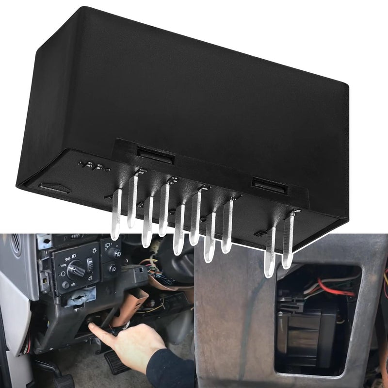 Opall Hazard Warning LED Flasher GM Relay for GM Turn Signal Relay Flasher fit for 2003 2004 2005 2006 Silverado Tahoe Sierra Yukon Avalanche Suburban - Image 1