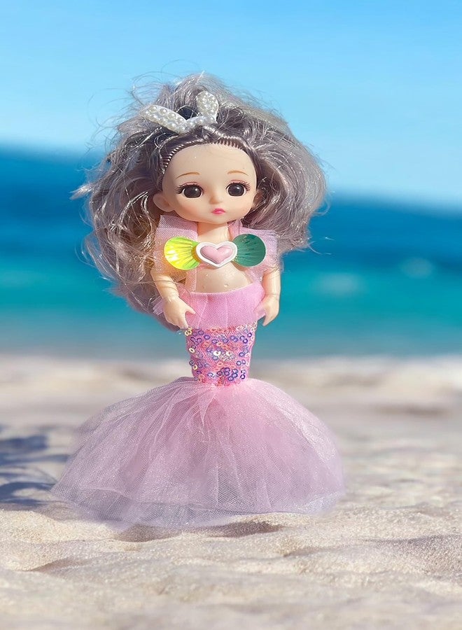 DISILA TRADERS Mermaid Doll Toy with Moving Limbs | Long Shining Hair and Dress Doll for Kids - Image 1