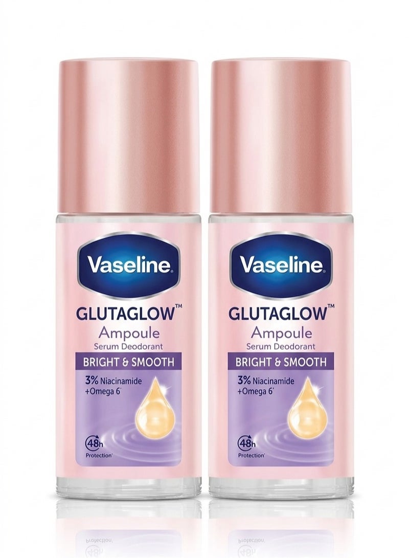 Roll-On Serum GlutaGlow Ampoule Deodorant Bright Smooth 45 ml 2 pcs