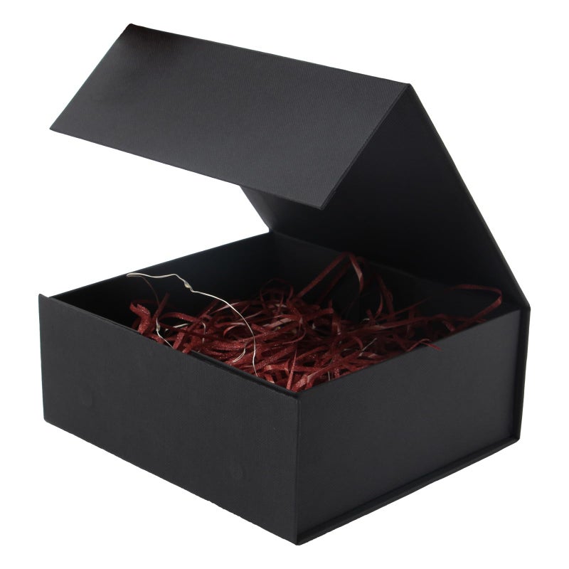Rsgift Black Gift Box,11x7.8x3.5 inches,Gift Boxes with Lids,Magnetic Closure Box for Man Wedding Male,Birthday,Valentine's Day,Graduation,Christmas,gift boxes for presents - Image 1