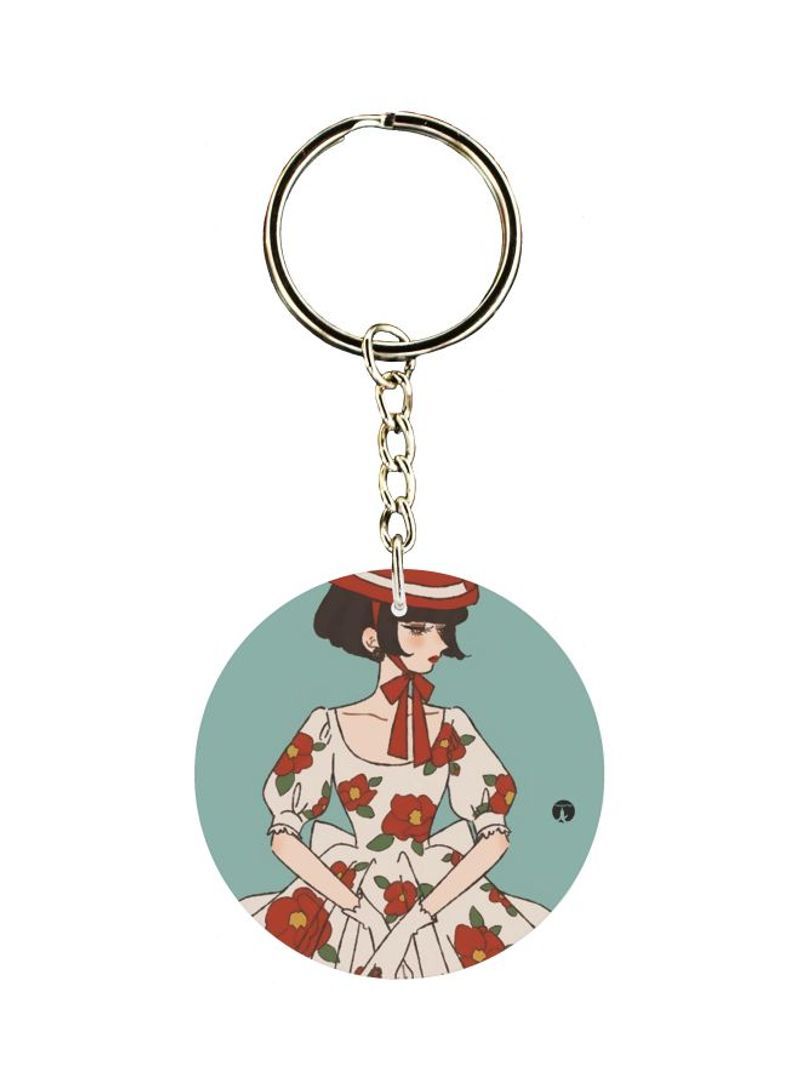 RKN Girls Printed Keychain