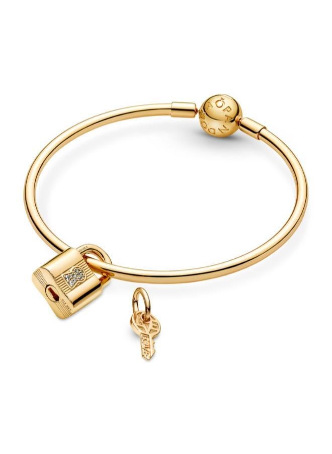 PANDORA Padlock & Key Dangle Charm - Image 3