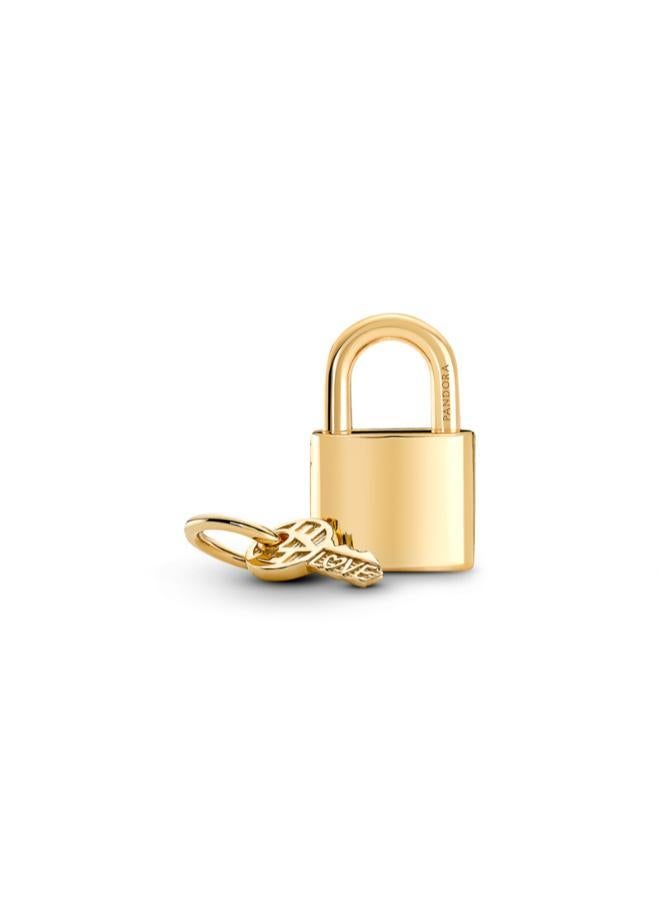 PANDORA Padlock & Key Dangle Charm - Image 2