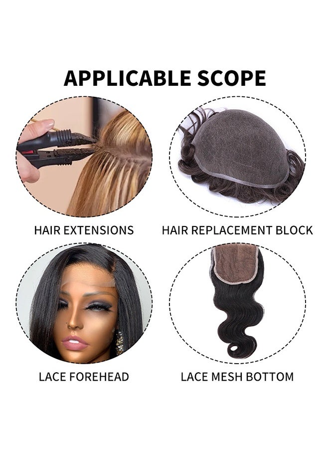 Walker Tape Ultra Hold Hair system Adhesive, Thin Silicone Hair Replacement Adhesive - Long Lasting Fixation for Poly and Lace Wigs - 3-4 Weeks, Wigs, Wig Systems - Invisible, Waterproof Adhesive (15ml) - Image 4