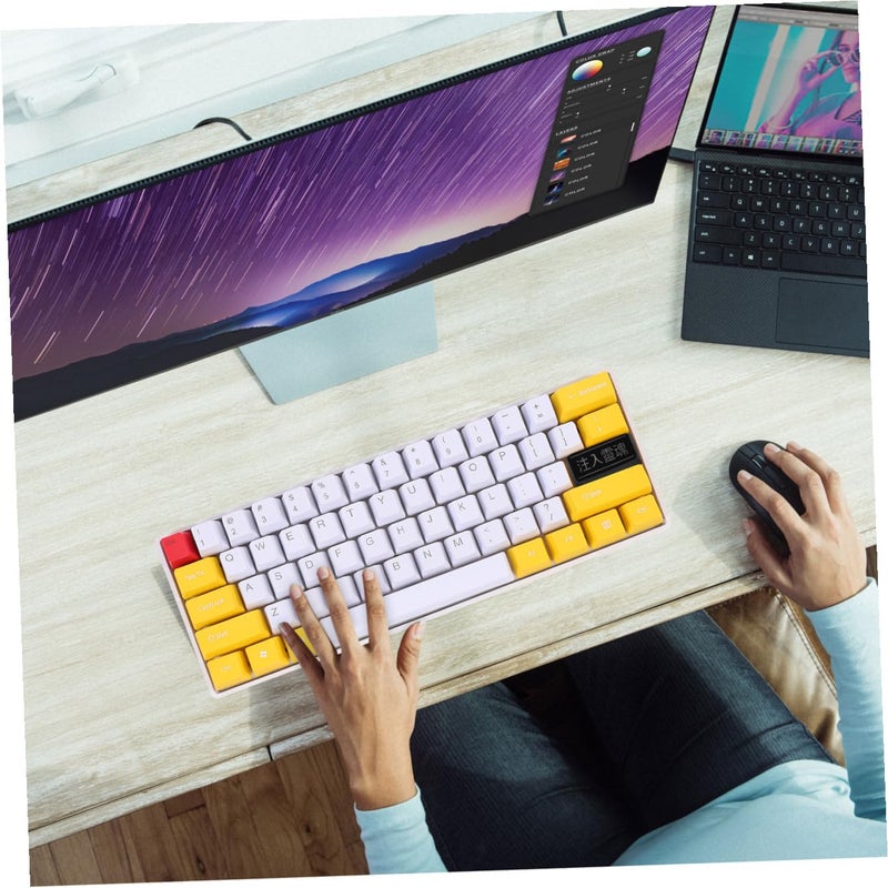 استبدال مفتاح Backspace لمفاتيح الميكانيكية الأسود الشفاف المضيء - Image 5