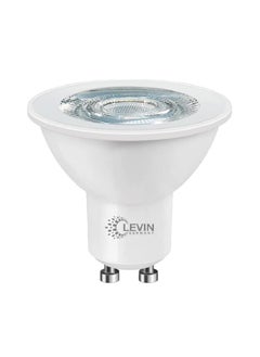 Levin Germany Levin 6W GU10 LED Lamp, 6500K Warm White, 530 Lumens, Flicker Free, Non-Dimmable, IP20, SMD LED, CRI>80, Suitable for Hypermarket, Office, Home, Showrooms, Kitchen and Bedrooms.  - Image 1