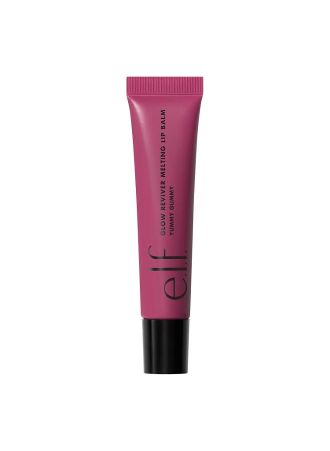 elf e.l.f. Glow Reviver Melting Lip Balm, Hydrating Tinted Lip Balm For A Glossy Finish & Soft, Supple Lips, Vegan & Cruelty-Free, Yummy Gummy 15g - Image 4