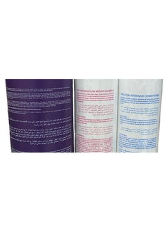 Golden Oasis Therapy Set Liss Protein1000 ML With Shampoo And Conditioner For Daily Hair Care After Protein 400 ML  - Image 2