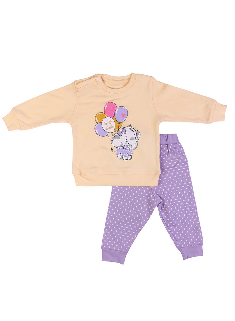 Zercon Autumn Pajama Set for Newborn Babies 1292 - Image 1