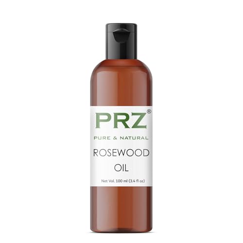 PRZ Rosewood Essential Oil - Pure Natural & Therapeutic Grade Oil for Aromatherapy, Skin Care & Hair Care, 100 ml - Image 1