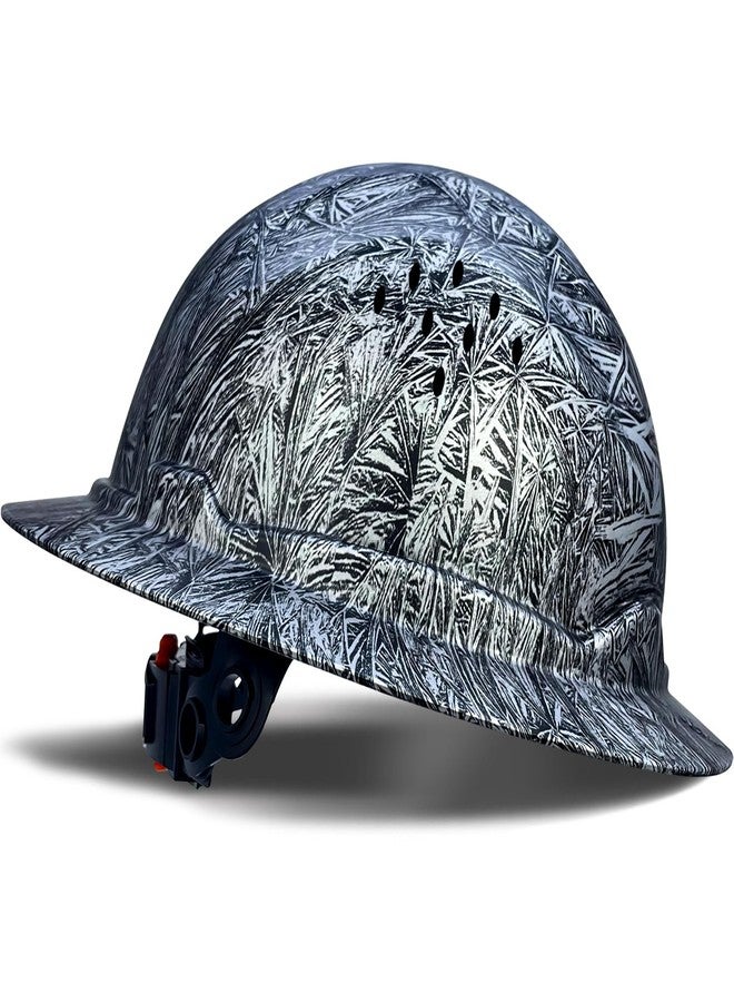 SAFEBUILDER SBD-G1C Construction Full Brim Safety Helmet HDPE Hard Hat Vented Hardhats Sunshade Carbon Fiber Pattern Industrial Work Certified ANSI/ISEA Z89.1 (GangMu Full Brim Hard Hats) - Image 1