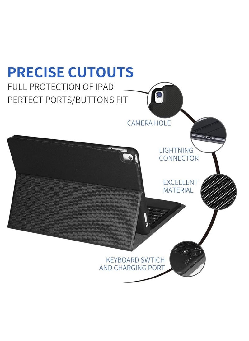 ELTRAZONE Keyboard Case with Touchpad for iPad 10.2 9th Generation 2021/8th Gen 2020/7th Gen 2019 Magnetically Detachable Wireless Keyboard Case for iPad New 10.2 - Image 3