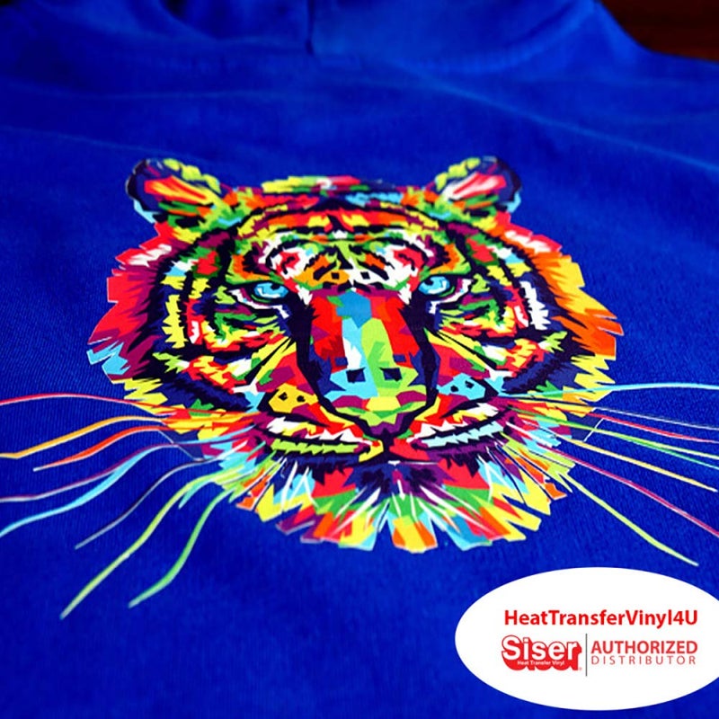 Siser EasySubli Heat Transfer Vinyl, 8.4" x 11" Sheets (5 Pack) - Sublimation Printer Compatible HTV - Full-Color Transfers for T-Shirts, Accessories, and More - CPSIA Certified - Image 2