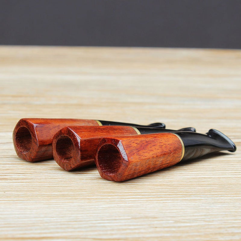 Wooden Cigar Cigarette Holder Pear Wood Cigar Filter Cigarette Holder Cycle Filter Washable Cigar Mouthpiece Extension Mouth - Image 4
