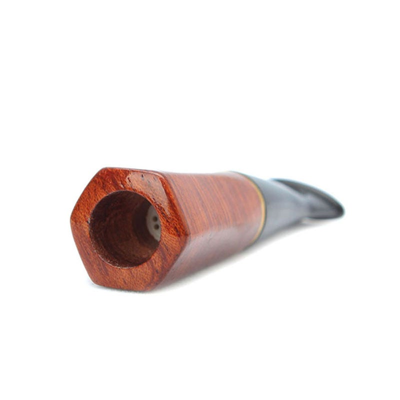 Wooden Cigar Cigarette Holder Pear Wood Cigar Filter Cigarette Holder Cycle Filter Washable Cigar Mouthpiece Extension Mouth - Image 5