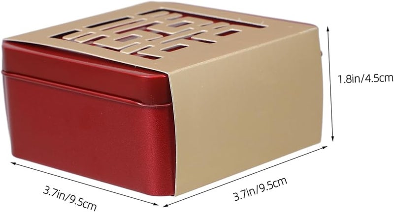 6Pcs Red Chinese Wedding Candy Boxes Elegant Hollow Xi Design For Favors And Trinkets - Image 3