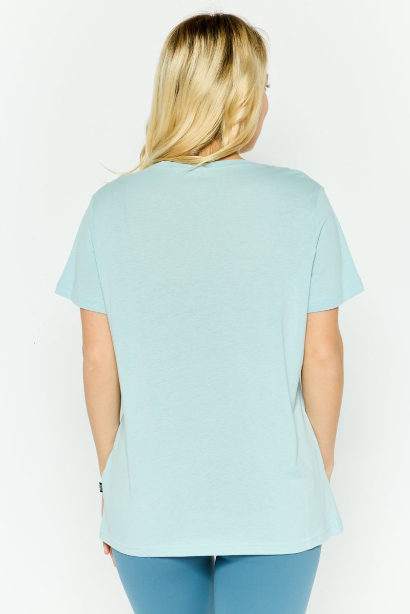 PUMA Women Sportswear Fit Short Sleeves Training T-shirt, Turquoise - Image 2