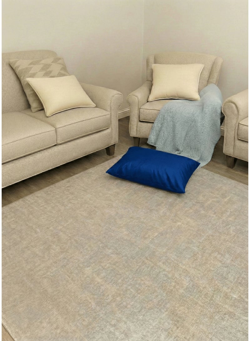 SleepLand Guest and travel package, blue color, consisting of a mattress, blanket, pillow, and pillowcase. - Image 5