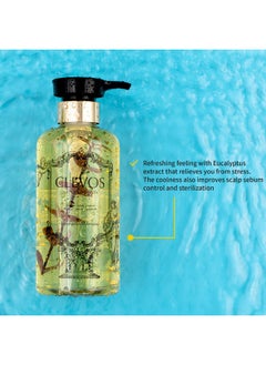 Clevos Natura Foresta Natural Organic Hair Shampoo 17.92 Fl Oz For Dry Sensitive Itchy Scalp Type Pleasant Eucalyptus Scent Reduce Dandruff Sulfatefree Natural Vegan Cruelty Free Clavos  - Image 4