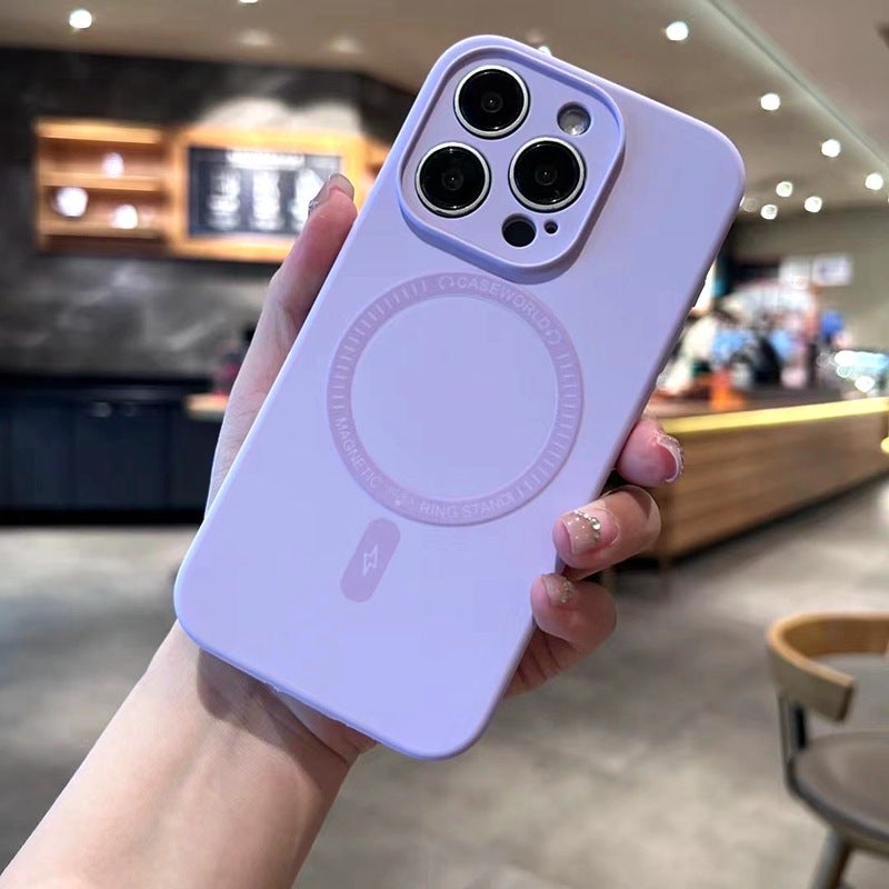 TOMO Cloud-Sensing Magnetic Liquid Silicone Case for iPhone 16, 17 Pro Max, and More - Soft Shockproof Cover with Anti-Fingerprint Features
