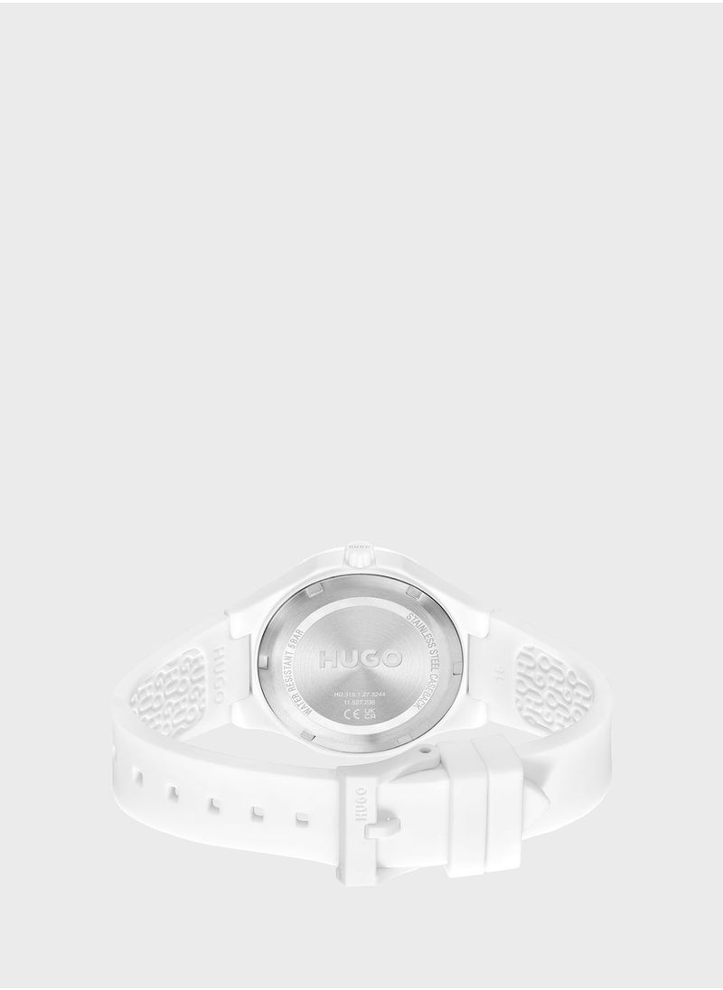 HUGO - Silicone Strap Analog Watch - Image 1