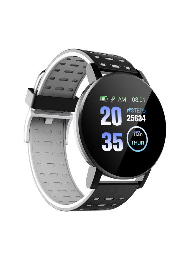 Generic Fashionable Bluetooth Smart Wristband Sport Step Counter Heart Rate Pressure Electronic Fitness Tracker Gift-Color:1.44 Screen Green/FITPRO  - Image 5