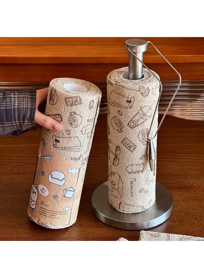 Multi-use, highly absorbent paper towel roll (20 sheets) – 25x25 cm.