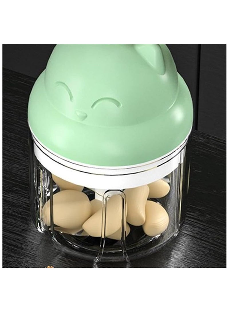 مطحنة الثوم الكهربائية اللاسلكية المطحنة الخضراء المطحونة اللحم المفرمة أدوات المطبخ - Image 3