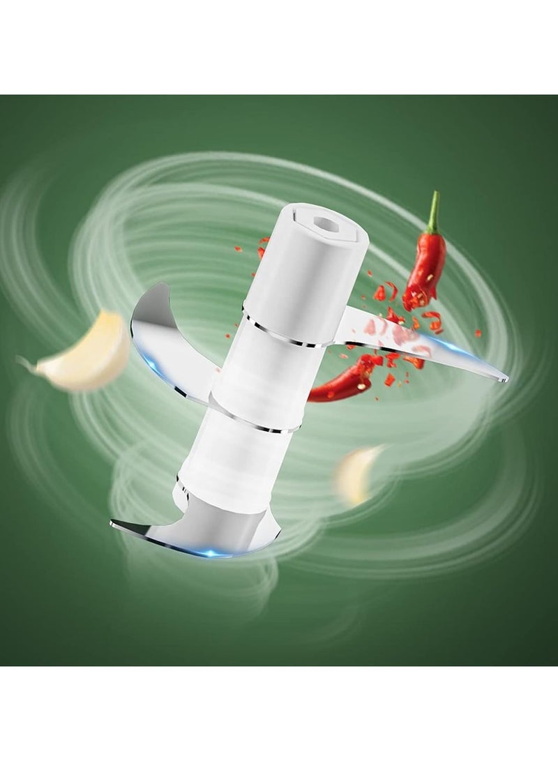 مطحنة الثوم الكهربائية اللاسلكية المطحنة الخضراء المطحونة اللحم المفرمة أدوات المطبخ - Image 5