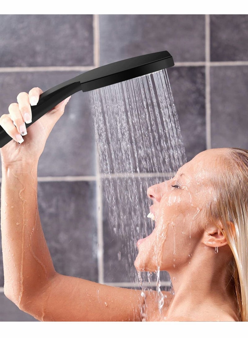 Y&D High Pressure Shower Head with Handheld, 6 Spray Modes Settings Detachable Chrome - Image 5