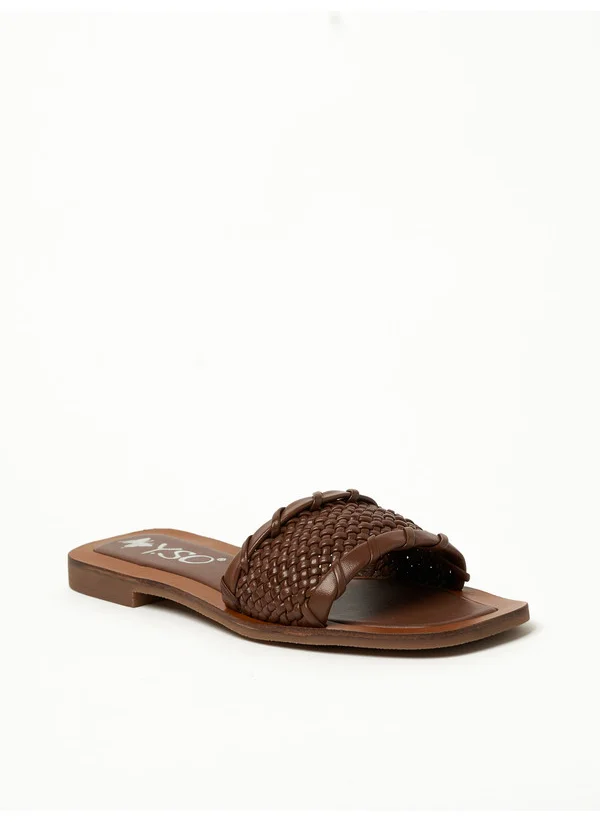 ييزو Y.SO Ladies Flat Sandals Tan | Made In India