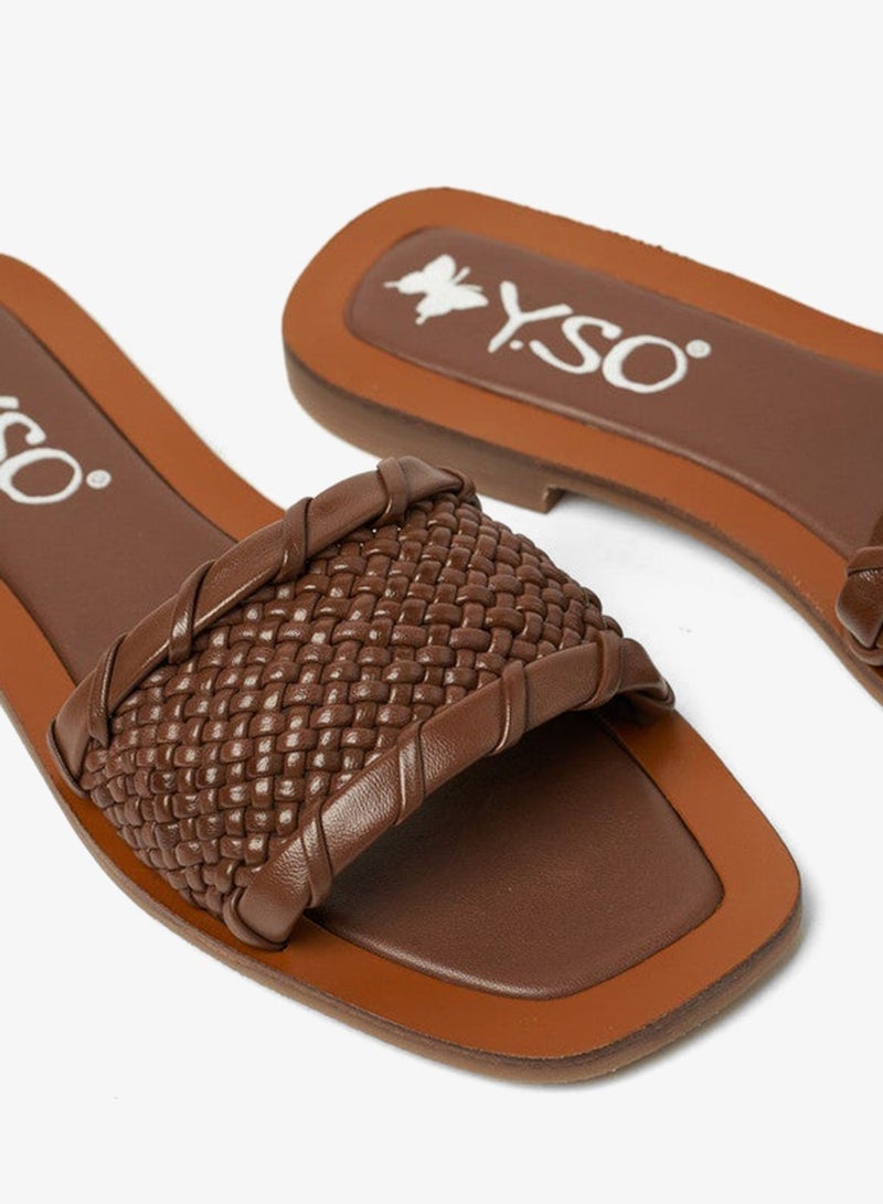 Y.so Women's Flat Slip-On Sandals – Comfortable & Stylish Everyday Footwear - Image 4