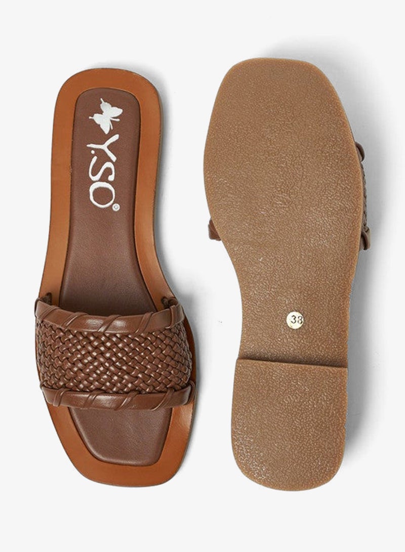 Y.so Women's Flat Slip-On Sandals – Comfortable & Stylish Everyday Footwear - Image 5
