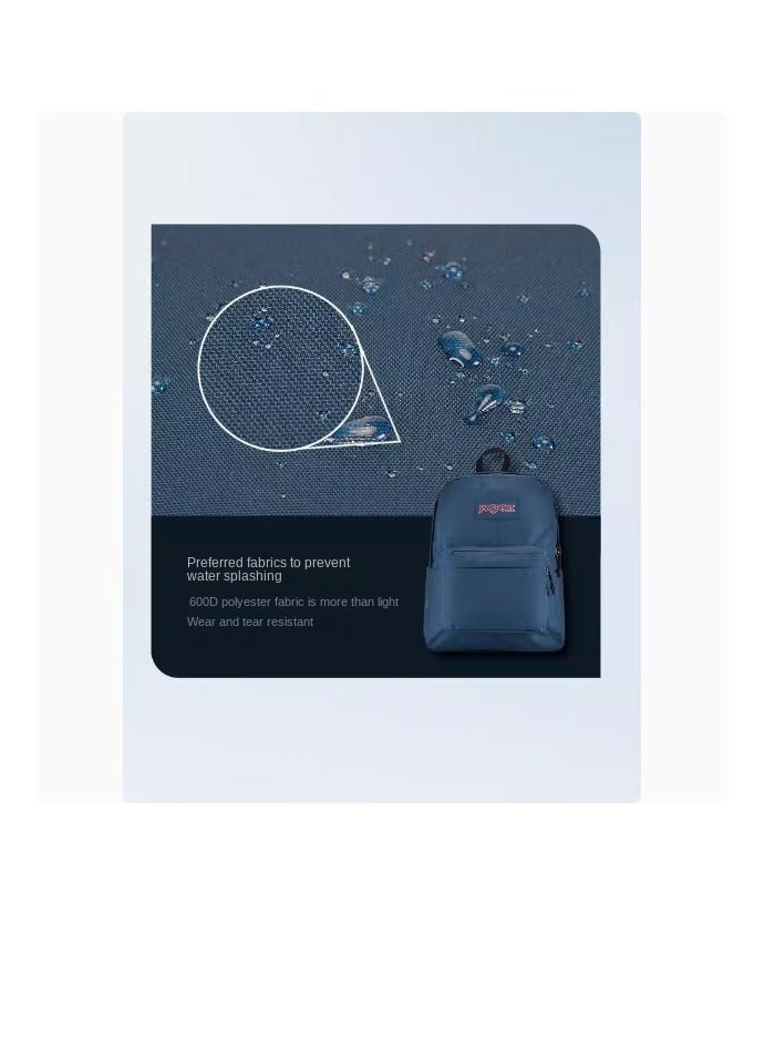 JANSPORT حقيبة ظهر سوبر بريك الصلبة باللون الأزرق - Image 4