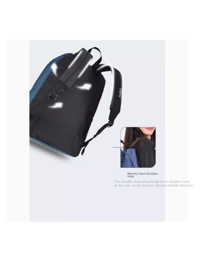 JANSPORT حقيبة ظهر سوبر بريك الصلبة باللون الأزرق - Image 2