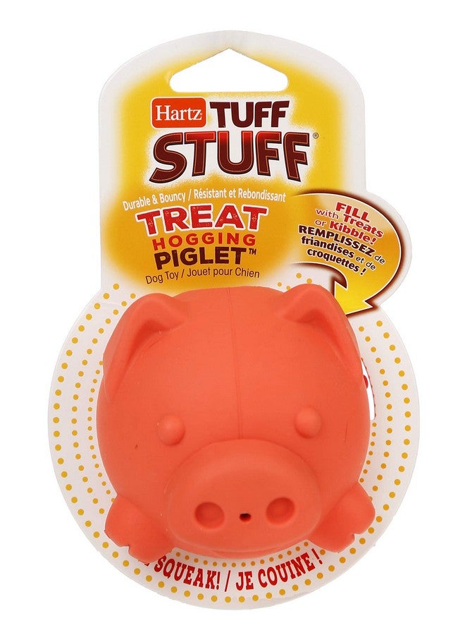 Hartz Tuff Stuff Treat Hogging Piglet Dog Toy Treat Dispenser for Dogs, 1 Count - Image 1