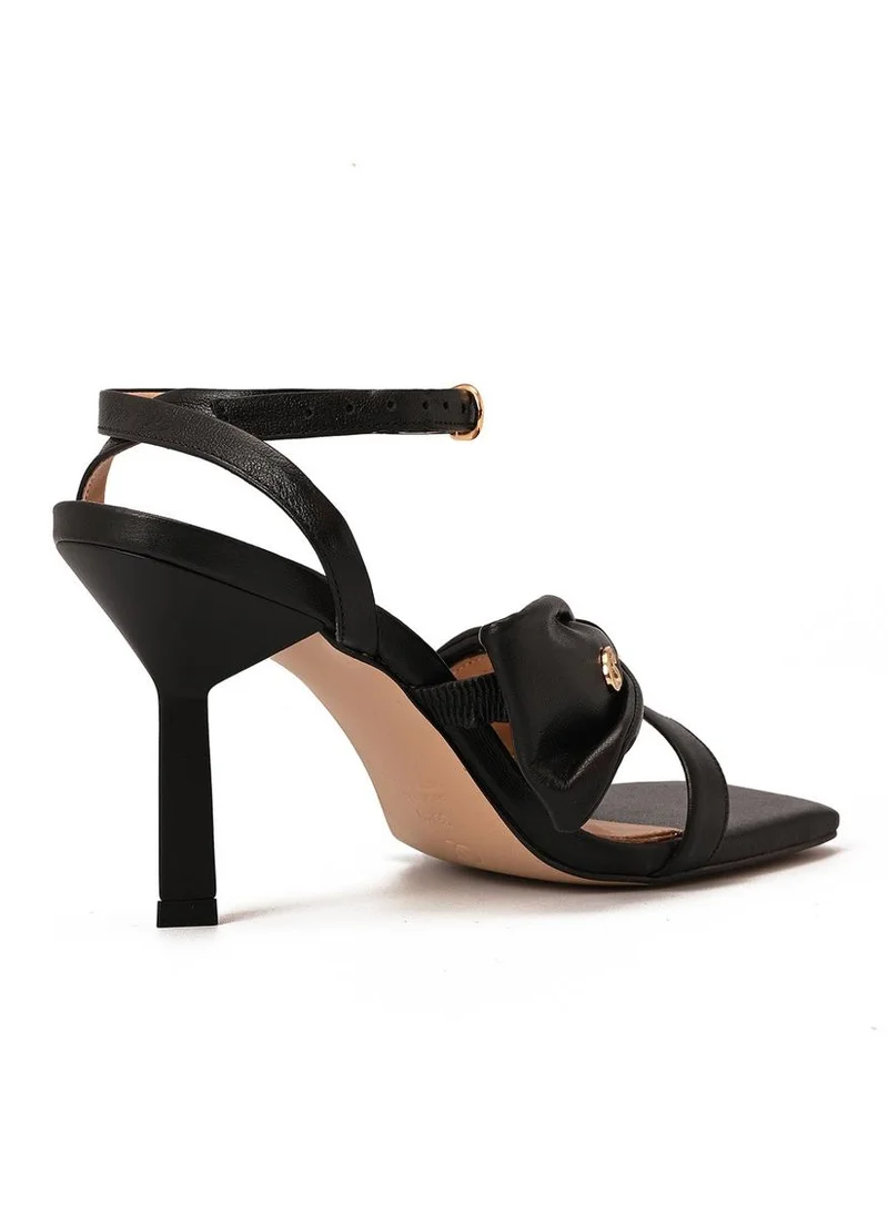 Carmen Steffens  Lace Black Sandal for Women | Best Price UAE