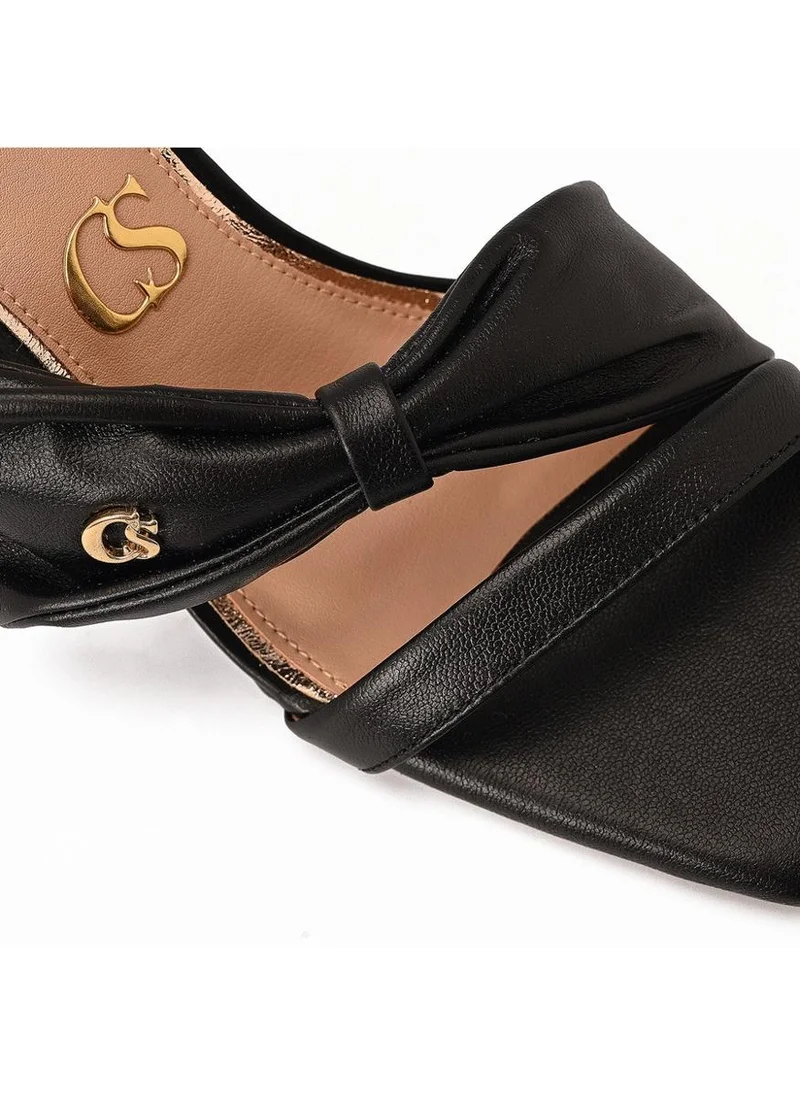 Carmen Steffens  Lace Black Sandal for Women | Best Price UAE